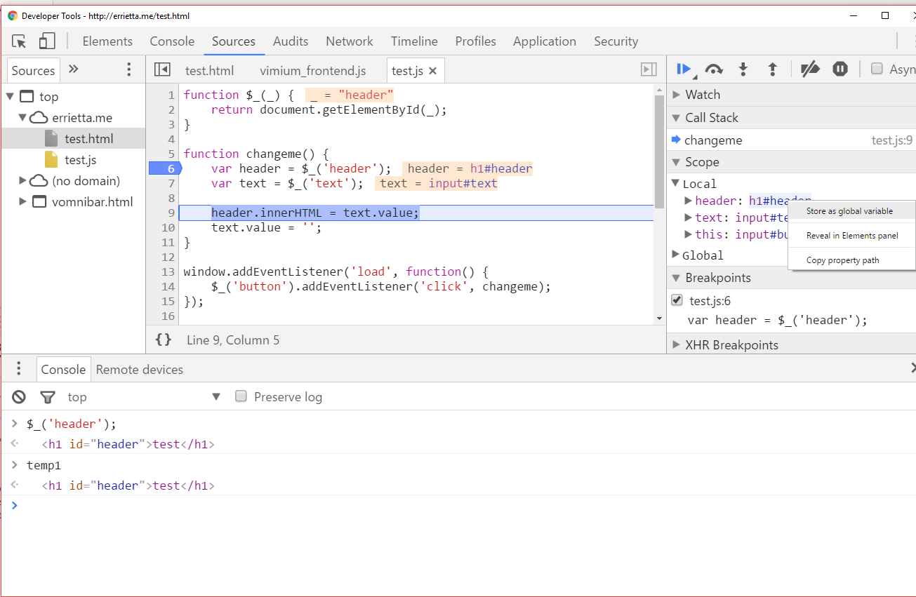 Debugging with the JavaScript debugger Debugging with the JavaScript debugger
